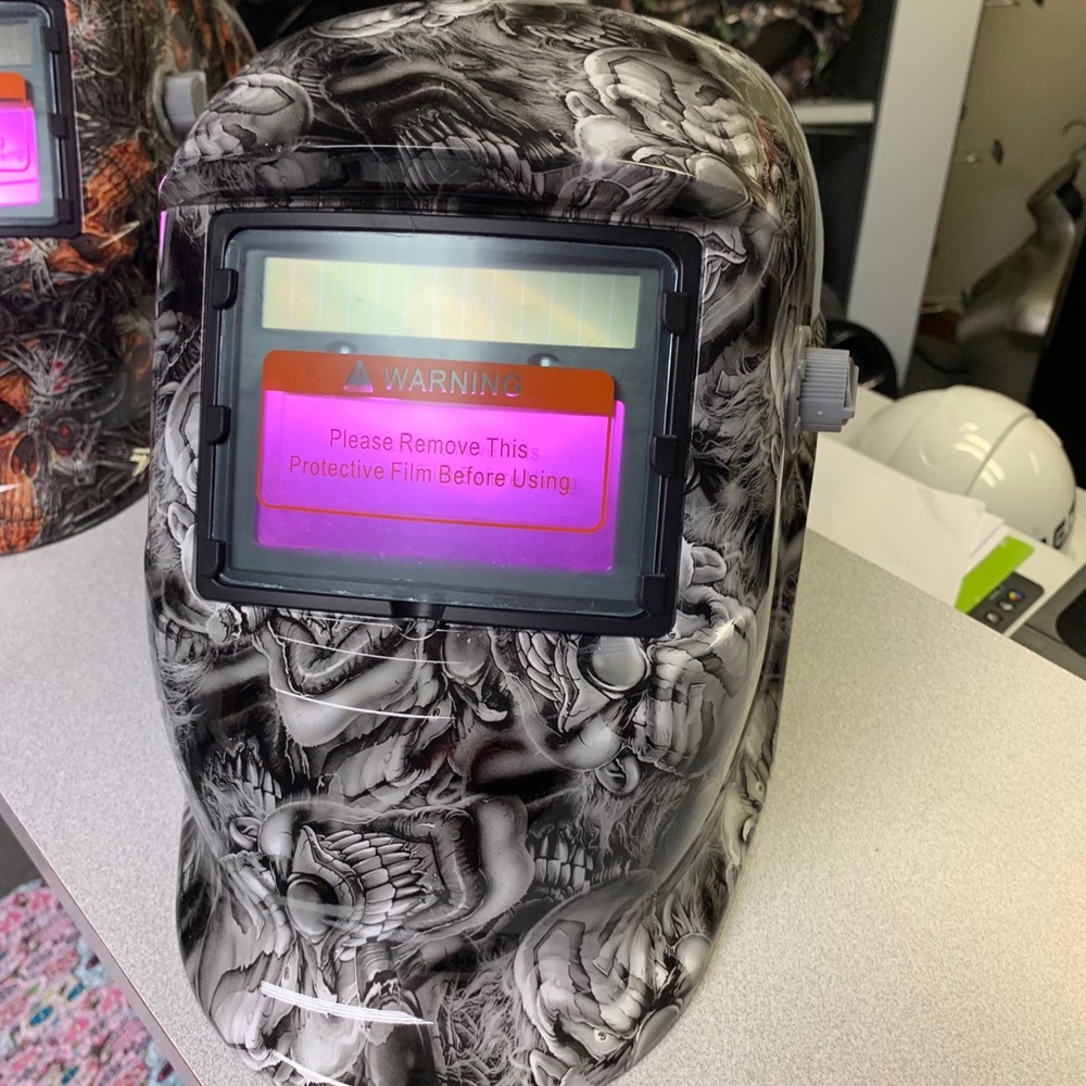 One of a kind HYDROGRAPHIC welding helmet